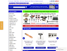 Tablet Screenshot of carbideprocessors.com
